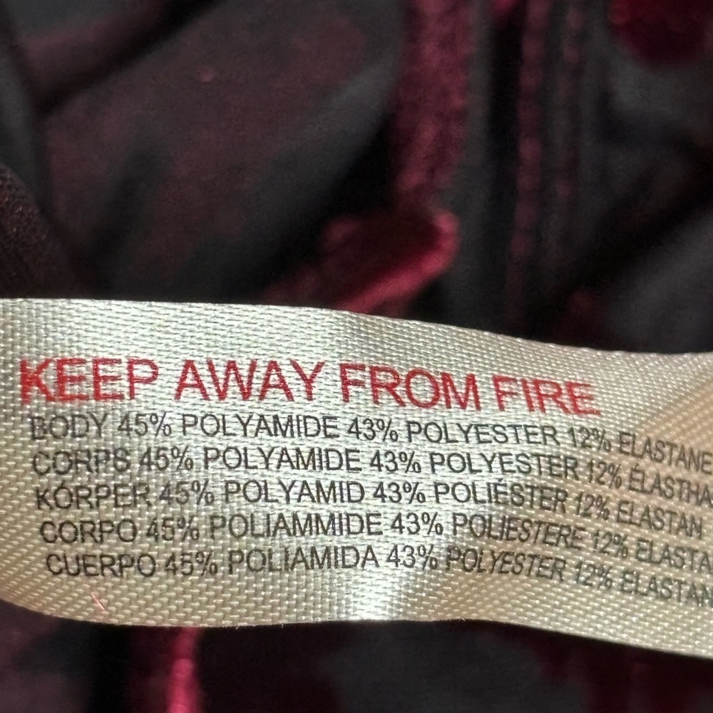 NWT Intimately Free People Magic Hour Velvet Bodysuit Burgundy holiday b… - Picture 9 of 10